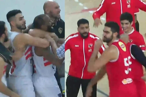 ثلاثيتان.. 6 ثواني تتلاعب بالأهلي والزمالك في نهاية مثيرة لديربي السلة (فيديو)